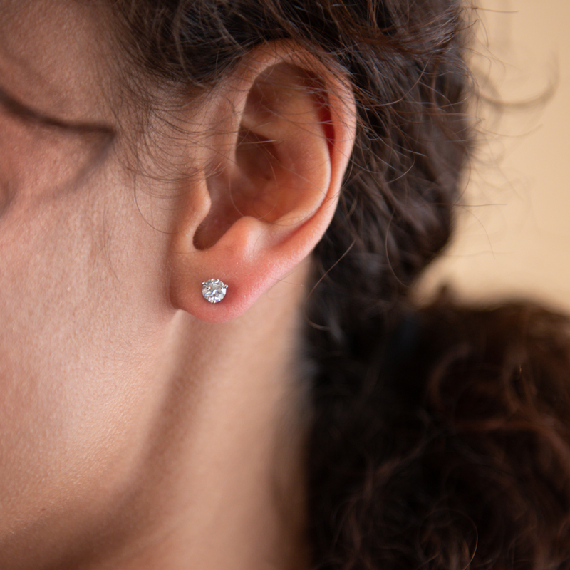 Pre-Owned Diamond Single Stud Earring