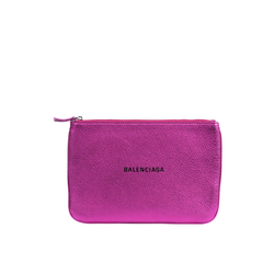 Pre Owned Balenciaga Everyday Logo Pouch STORE 5a Luxury