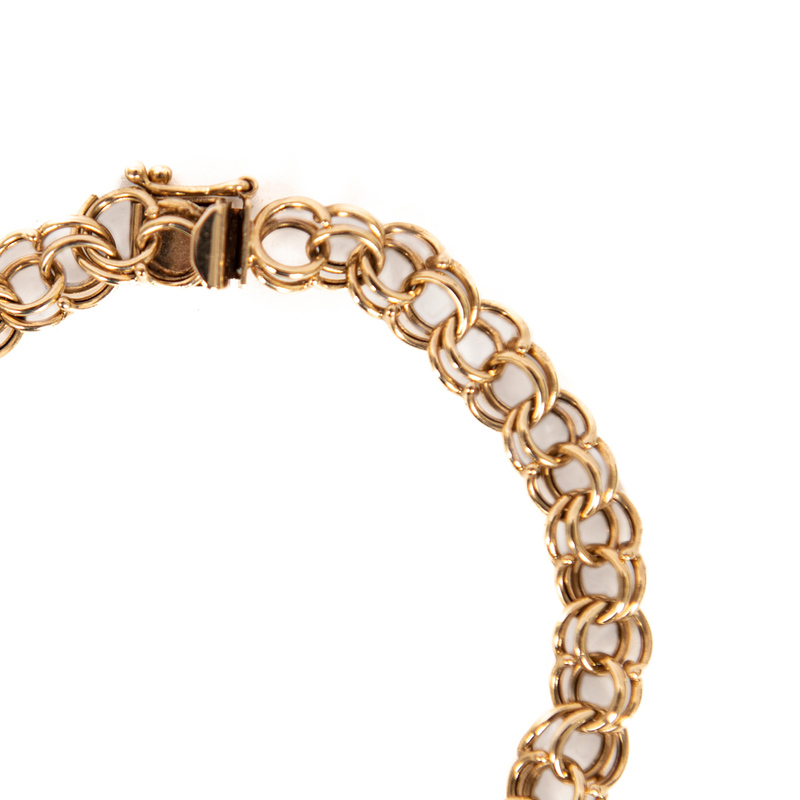 Pre-Owned Round Double-Link Bracelet