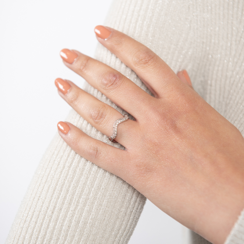 Pre-Owned Antonini Diamond Tebe Ring