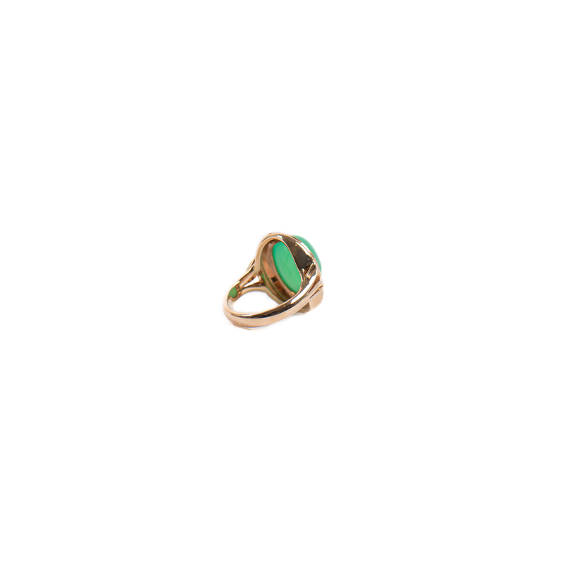Pre-Owned Jade Cabochon Ring