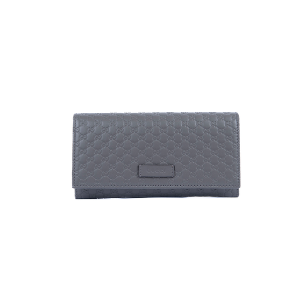 Pre-Owned Gucci Microguccissima GG Continental Flap Wallet