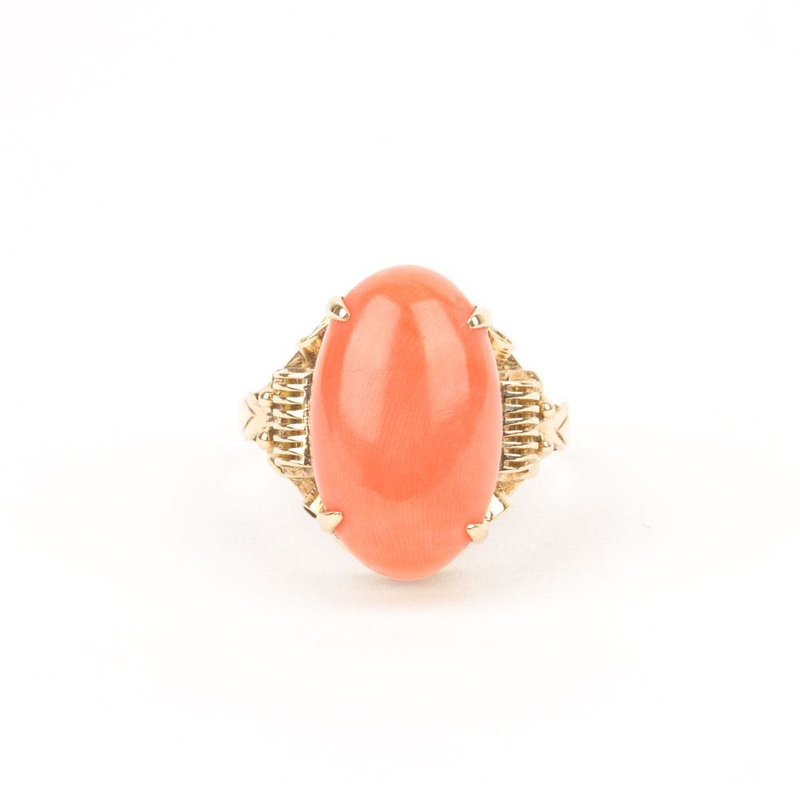 Pre-Owned Ladies Coral Fancy Ring