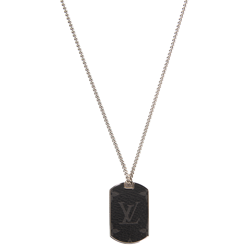 Pre-Owned Louis Vuitton LOUIS VUITTON locket necklace monogram