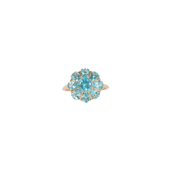 Pre-Owned Tourmaline Cluster Ring