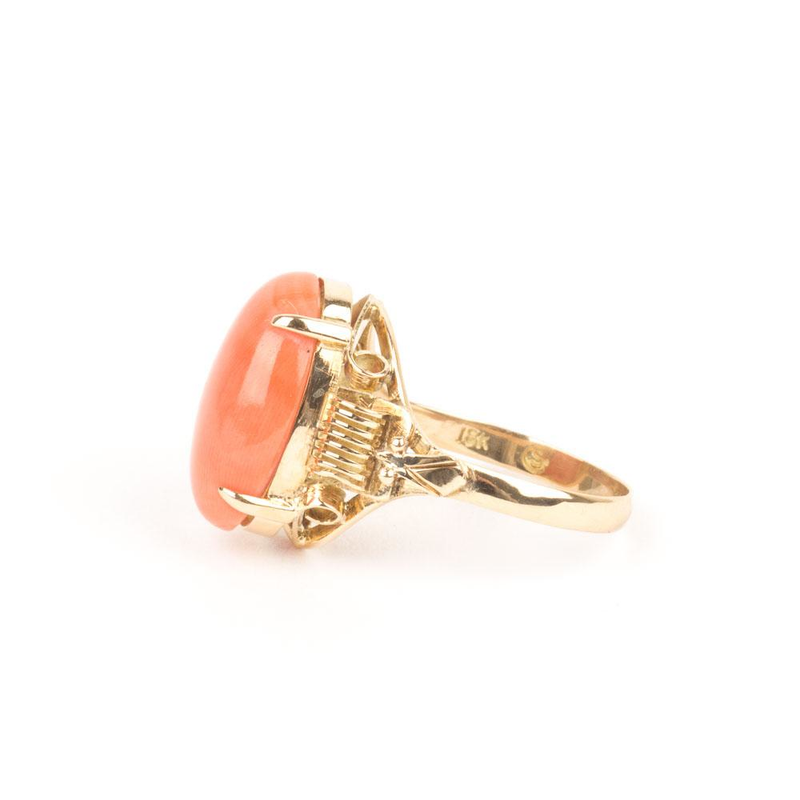 Pre-Owned Ladies Coral Fancy Ring