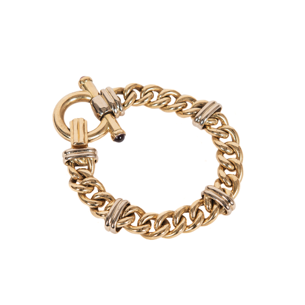 Pre-Owned Fancy Curb Link Bracelet