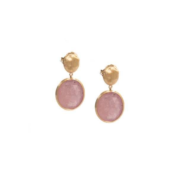 Pre-Owned Marco Bicego Siviglia Pink Sapphire Drop Earrings