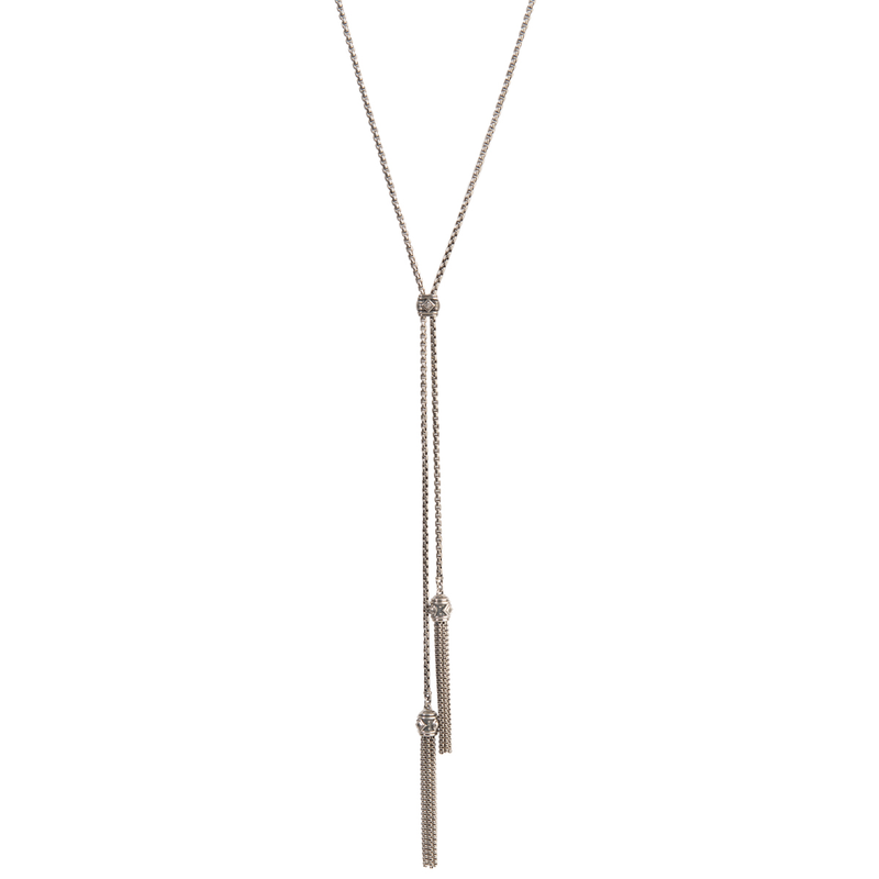 Pre-Owned David Yurman Diamond Renaissance Long Tassel Necklace