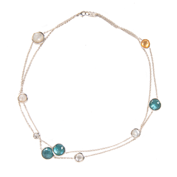 Pre-Owned Ippolita Long Rock Candy 10-Station Necklace