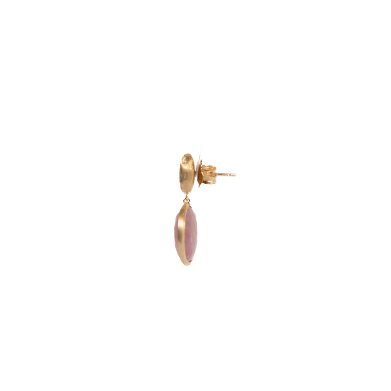 Pre-Owned Marco Bicego Siviglia Pink Sapphire Drop Earrings