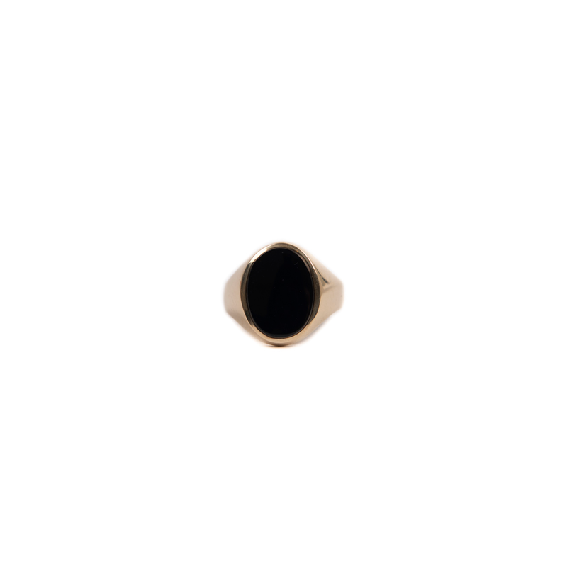 Pre-Owned Black Onyx Ring