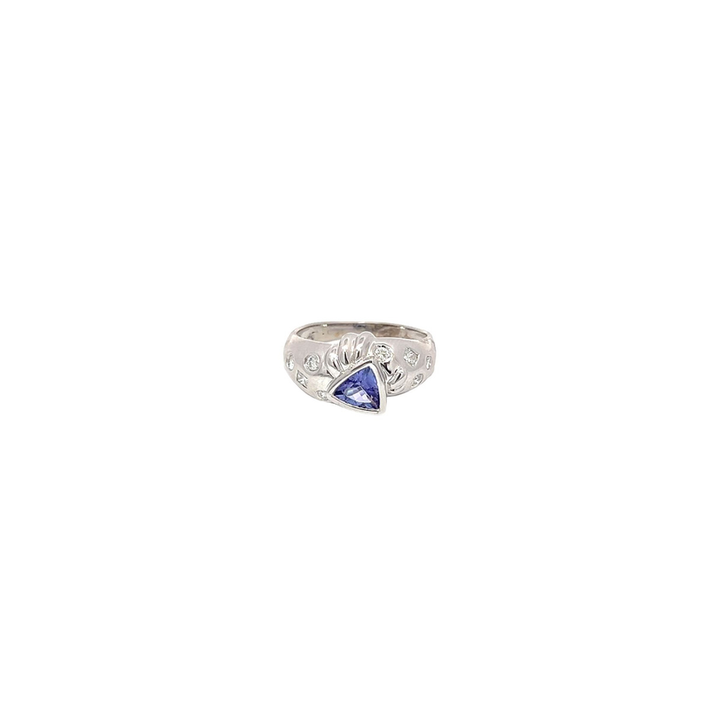 Pre-Owned Tanzanite and Diamond Ring